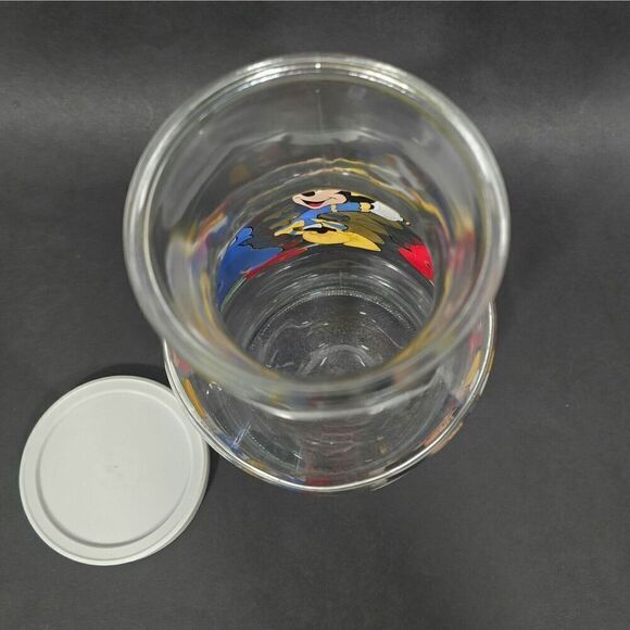 Vtg Anchor Hocking Walt Disney Juice Carafe w Lid Mickey Mouse And Friends USA - Picture 7 of 12